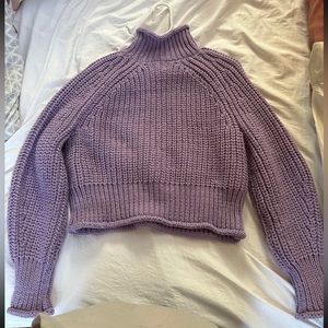 H&M purple sweater